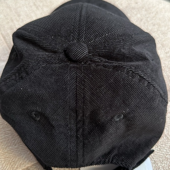 NWT Saint Laurent unisex Logo Embroidered Corduroy Baseball Cap size 57cm - Picture 6 of 8